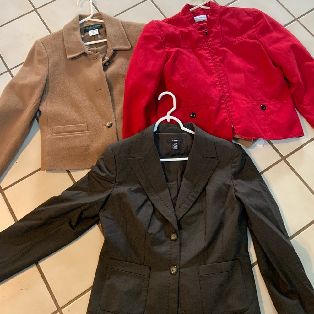 Three 12p blazers